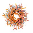 thumbnail image 1 of Wreath,Leaf Wreath, Door Hanging Decoration, Festival Props, Hanging Window Wall Hanging, 1 of 7