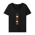 thumbnail image 2 of Camiseta para Mujer Cuello Redondo Camiseta Trajes Femeninos Tops de Verano para Mochilero Calle SG, 2 of 7