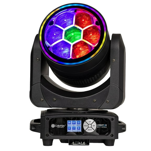 ColorKey CKU-5160 Creator BX7 Wash 280W LED Moving Head Bee-Eye Luminaire