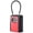 Red, variant on Key Lock Box Waterproof, Portable Lock Box for House Key, 4-Digit Combination Safe Lockbox with Removable Shackle for Home Outdoor