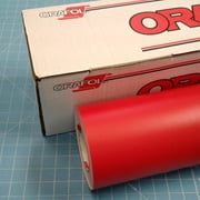 Red 24" x 10 Ft Roll of Oracal 631 Vinyl for Craft Cutters and Vinyl Sign Cutters