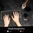 thumbnail image 2 of Macally Souris Sans Fil Bluetooth pour Ordinateur Portable - Souris Bluetooth Sans Fil Silencieuse et Confortable pour MacBook Pro / Air, Mac, Apple iPad, Microsoft Surface, Tablette - Souris Sans Fil Silencieuse pour Ordinateur Bluetooth, 2 of 4