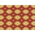 thumbnail image 1 of Ahgly Company Machine Washable Indoor Rectangle Transitional Red Area Rugs, 8' x 10', 1 of 7