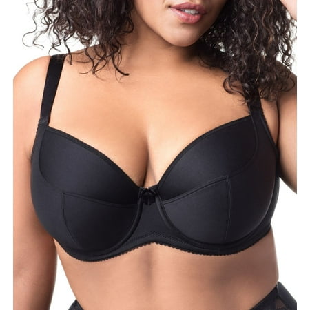 

Women s Elila 2517 Balcony Underwire Bra (Black 42G)
