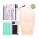 thumbnail image 1 of False Eyelash Extension Training Kit Mannequin Head Grafting Eyelashes Practice Tools Kit, 1 of 5