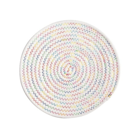 

MSJUHEG Placemats Coasters Kitchen Holders Trivets Cotton Thread Weave Hot Pot Holders Hot Pads Hot Mats Spoon Rest For Cooking And Baking Desk Mat A