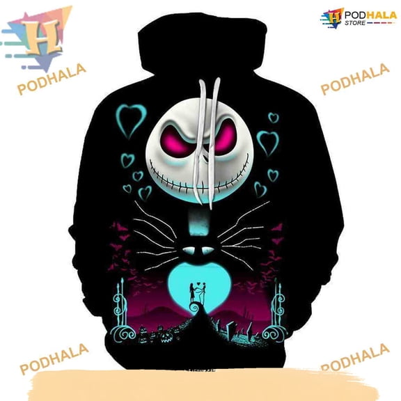 Nightmare Before Xmas 3D Hoodie, Get as Funny Christmas Gifts