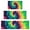Colorful Tie Dye-1, variant on Black Tie Dye Pattern Kitchen Rugs Sets Of 3,Kitchen Runner Rugs Non Skid Washable,Decorative Kitchen Floor Mats for Kitchen,Sink,Laundry,17"x30" 17"x47" 17"x59"