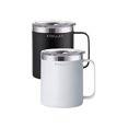 thumbnail image 1 of Taza Para Cafe De Acero Inoxidable,colores Variados 2pz 14oz, 1 of 4