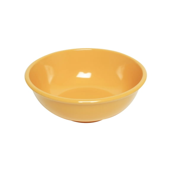 Excellante Color Yellow Melamine Dinnerware Collection 7.5 Inch Salad Bowl - 24 oz., Comes In Dozen