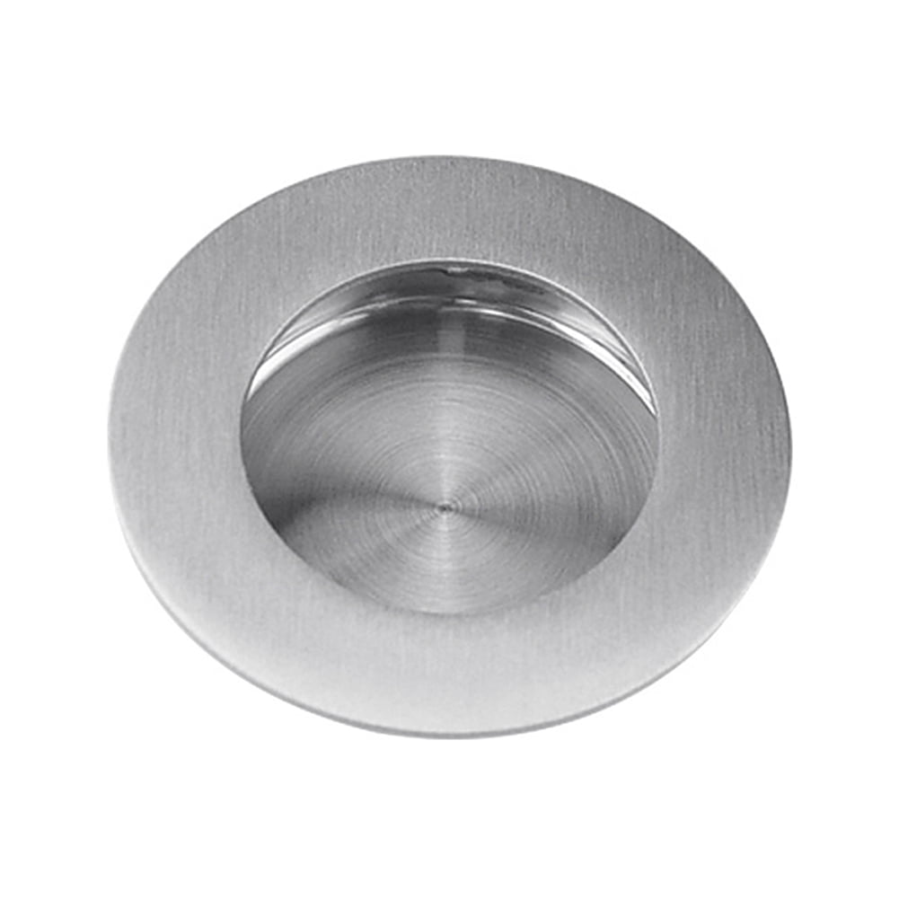 1 X Stainless Steel Sliding Door Pull Handle Flush Recessed Cabinet Tatami Round 