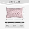 thumbnail image 4 of Pofeuu Cute Rabbit Print Polyester Microfiber Plush Pillowcases, Super Soft and Cozy Pillow Case Covers with Envelop Closure（Pillow core not included）-16"x24", 4 of 6