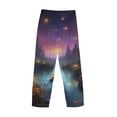 thumbnail image 3 of Lsque Magical Bees Twilight River Print Men's Pajama Pants, Lounge Pant - Comfortable Home Wear,Elastic Waistband, Stylish Design-XX-Large, 3 of 9