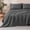 Gray, variant on Sonive Striped Satin Jacquard Sheet Set Twin, 3 Pieces Luxury Silky Soft Bedding Set, Rose Pink