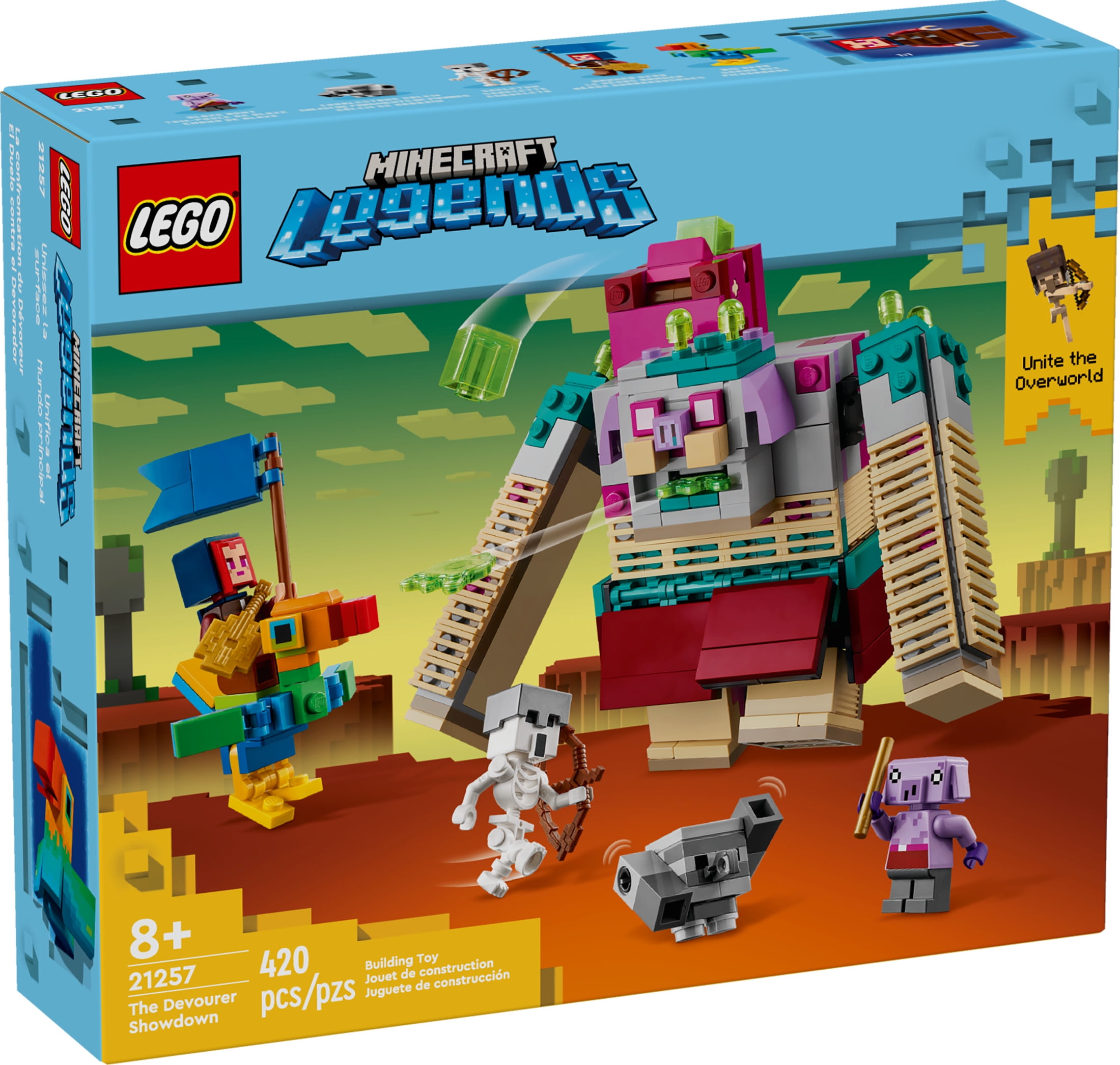 LEGO Minecraft Legends The Devourer Showdown Adventure Set