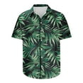 thumbnail image 4 of ZCFZJW Hawaiian Shirt for Men Tropical Big and Tall Regular Fit Shirt Short Sleeve Casual Button Down Graphic Holiday Beach Tees Shirt Tops Multicolor#05 XXXXXL, 4 of 5