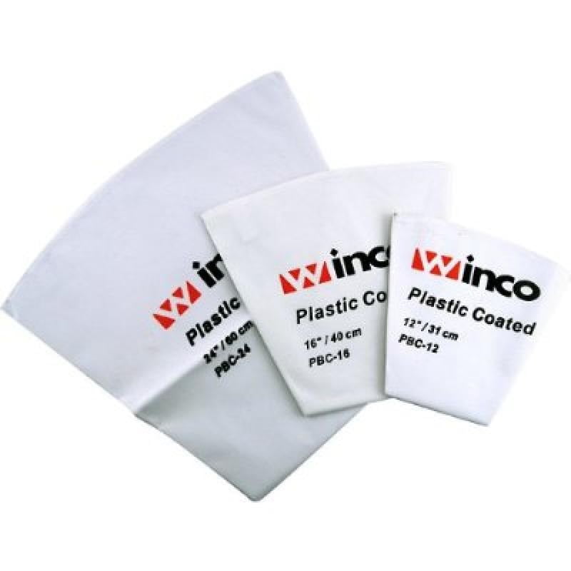 Winco PBC12 Pastry Bag Cotton with Plastic Coating, 12Inch Walmart