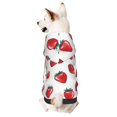 thumbnail image 5 of Uemuo Hand Drawn Strawberry for Winter Dog Hoodie Sweatshirts with Pockets Warm Dog Clothes for Small Dogs Chihuahua-XX-Large, 5 of 8