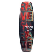 Rave Sports Lyric Premier Adult Wakeboard w/Boots & Bindings Package, Red