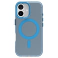 thumbnail image 2 of Magnetic Case for Apple iPhone 16, Compatible with Magsafe Ultra Slim Fit Rugged Hybrid Drop Protection Bumper Solid Color Case Cover for Apple iPhone 16, Blue, 2 of 6