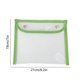 thumbnail image 3 of Estuche de lápices de gran capacidad sencillo, bolsa de papelería transparente, bolsa de almacenamiento impermeable multifunción, bolsa portátil a presión, bolsillo de papelería P VC, 3 of 6