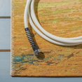 thumbnail image 6 of SAFAVIEH Barbados Sunset Waves Outdoor Area Rug, Blue/Gold, 6'6" x 9'4", 6 of 12