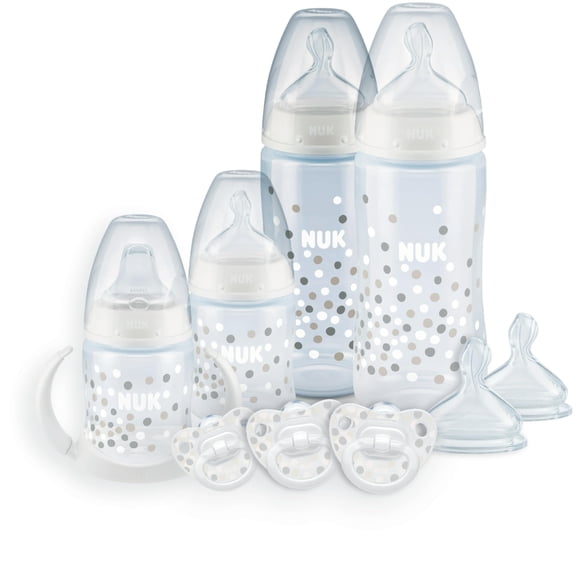 Set de biberones NUK Smooth Flow anticolic para recién nacidos de 0 meses o más