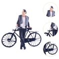 thumbnail image 6 of Kokiya 1/64 3D Tiny People Gentleman Doll Bike for DIY Scene Sand Table Ornament Black, 6 of 9