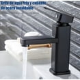 thumbnail image 4 of Grifo de Lavabo para Baño, Llave de Monomando, Llave Mezcladora Moderna Mate, 4 of 6