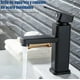 thumbnail image 4 of Grifo de Lavabo para Baño, Llave de Monomando, Llave Mezcladora Moderna Mate, 4 of 6