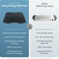 thumbnail image 3 of Chefman Everything Warmer Modular Expanding Warming Tray, Two 10” x 16” Trays - Midnight, 3 of 9