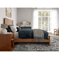 thumbnail image 4 of AFI Naples King Solid Wood Low Profile Platform Bed with Matching Footboard, Light Toffee, 4 of 12