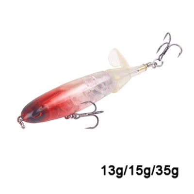 Whopper Plopper 13/15/35g Swimbait Hard Lure VIB Jig Spin Bait Fishing Rotating Tail Topwater Fishing Tackle Sea Spoon For Pike JL-507-3 110mm-15g