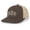 Brown/Khaki, variant on Three Pines Nature Outdoors Mens Embroidered Mesh Back Trucker Hat Baseball Cap, Navy/White