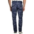 thumbnail image 2 of X RAY JEANS Mens Belted Classic Fit Cargo Pants, Navy Camo, 34X30, 2 of 6