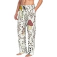 thumbnail image 2 of Daiia Colorful Mushrooms and Plants Men's Sleep Pant with Pockets and Drawstring,Pajama Pants-Small, 2 of 9