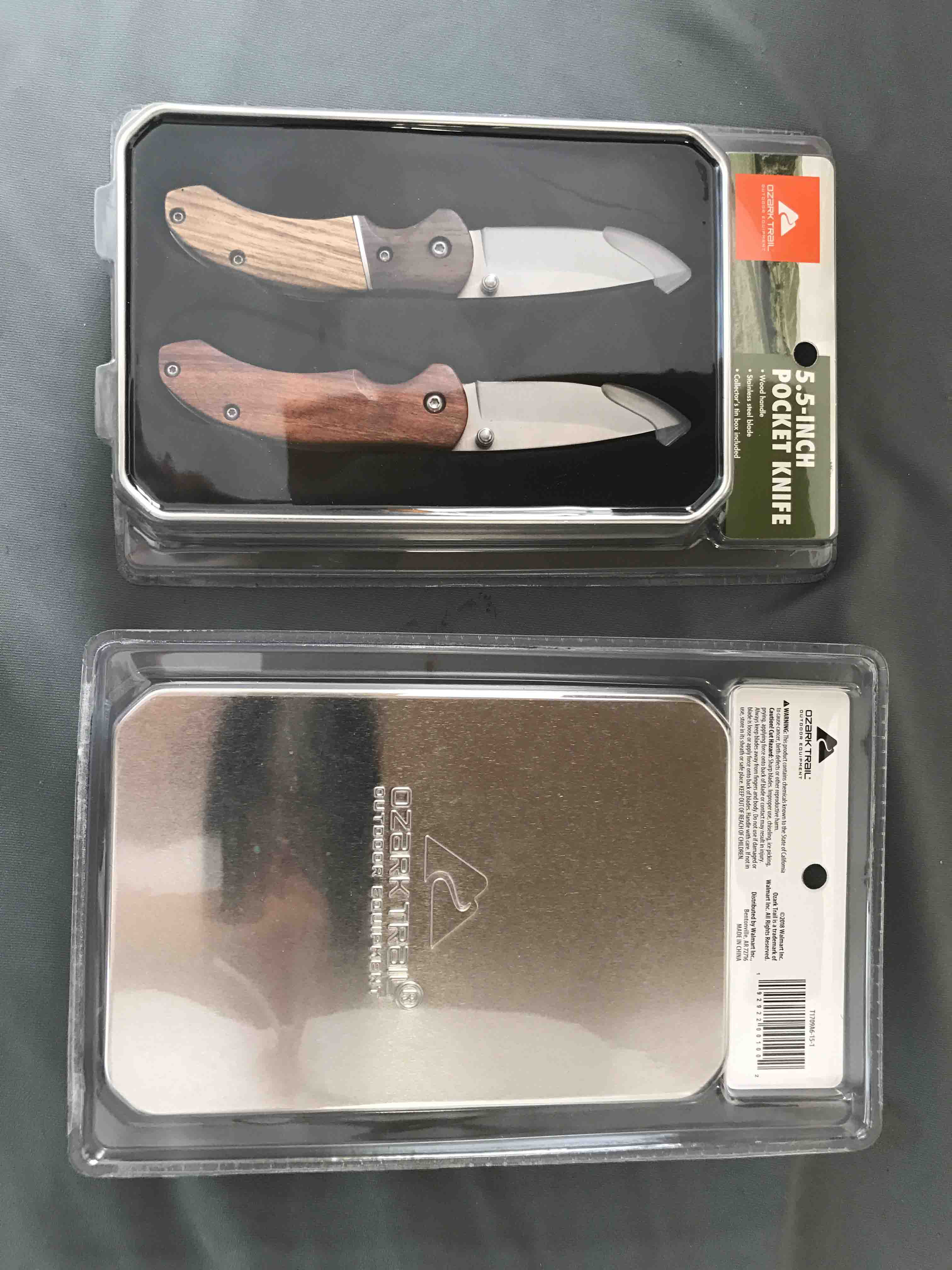 OZARK TRAIL - Outdoor Equipment 3-piece Combo Folding Blade Knife