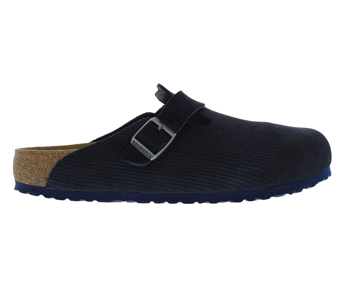 Papillio by Birkenstock Boston Chunky Narrow Suede Clog, 36, Black