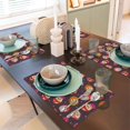 thumbnail image 6 of Placemats Set Of 4 / 6, Cute Chubby Owls Placemats For Dining Table Indoor/Outdoors Heat Resistant Washable Placemats 18" X 12", 6 of 8