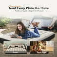 thumbnail image 3 of Honeydrill Queen Size 9" Air Mattress with Headboard, Air Couch Sofa Bed, 3 of 7