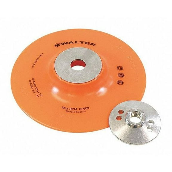 Walter Surface Technologies Backing Pads,6" X 5/8-11" 15D064