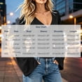thumbnail image 3 of NominalSnug Tops for Womens Long Sleeve Blouse V Neck Waist Ruched Bell Sleeve Loose Fit Casual Fall Shirts, 3 of 8