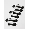 thumbnail image 2 of Zhengup Women's 5 Pairs Lace Mesh Sheer Ankle Socks Summer Breathable Thin Crew Socks, 2 of 7