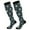 L106, variant on Football and Stars Socks Women Men Knee High Sock