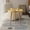 Yellow, variant on kcavykas Small Round Table Coffee Table Sofa Side Table Balcony Bedroom Rental Room Living Room Circular Small Coffee Table