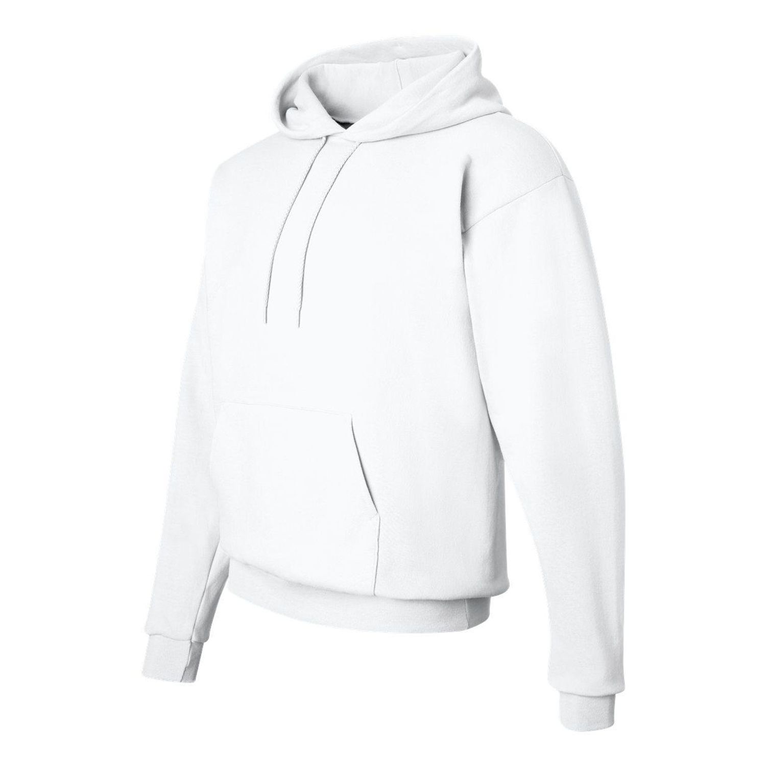 Hanes EcoSmart Unisex Fleece Hoodie (Big & Tall Sizes Available) White 3XL