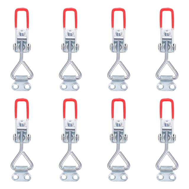 8 Pcs Adjustable Box Case Pull Latch Clamp Heavy Duty Toggle Clamp Latches