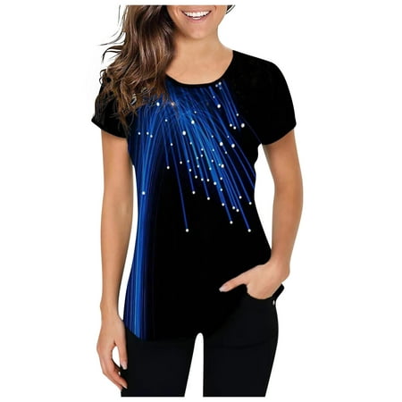 

Pianpianzi Sheer Long Sleeve Blouse Shell Tops Women Women Scrub Tops with Collar Womens Prints Short-Sleeve Tops Summer Casual Loose Tee Shirts