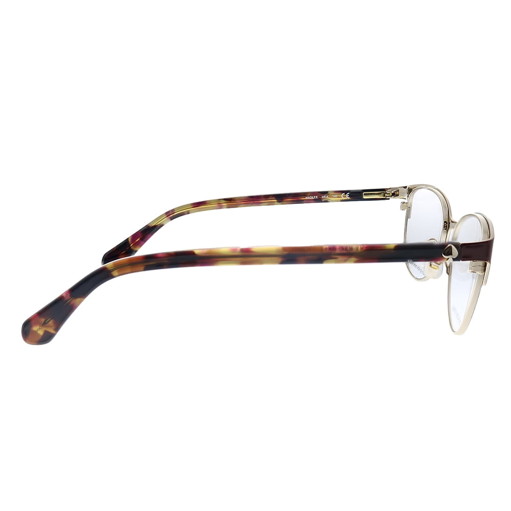 Kate Spade KS Hadlee Metal Womens Oval Eyeglasses Havana Plum 52mm Adult