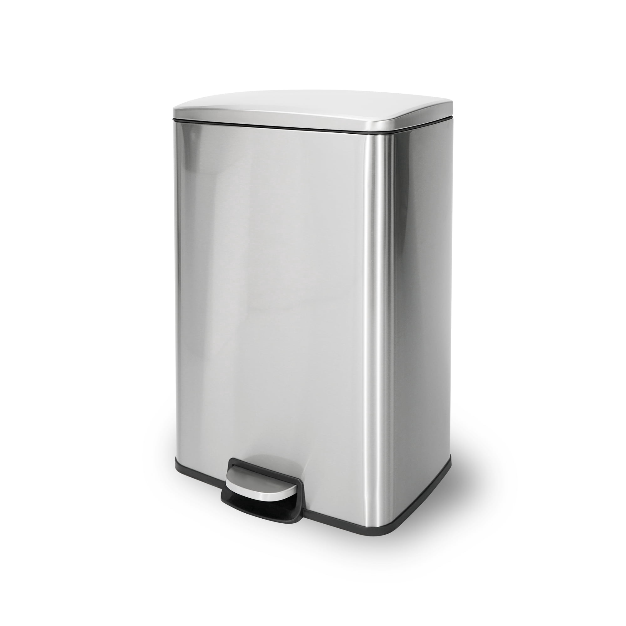 Free Shipping! Gymax 13.2 Gallon Tall Stainless Steel Trash Can